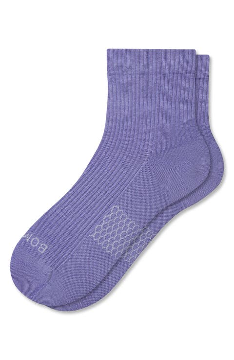 Modern Rib Quarter Socks