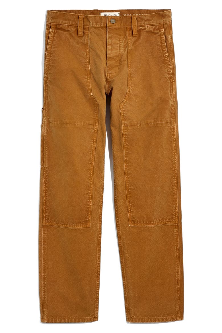 Men's Relaxed Straight Leg Workwear Pants, Alternate, color, DRIED CEDAR