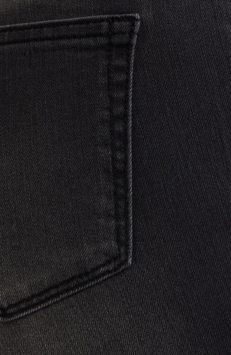 1822 Denim Cuffed Raw Hem Straight Leg Jeans, Alternate, color, Watson