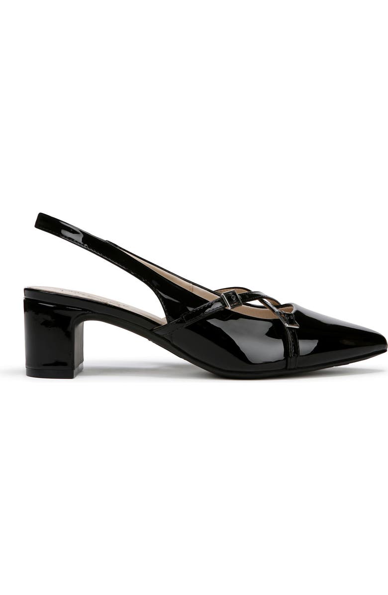 LifeStride Melissa Pointed Toe Slingback Pump, Alternate, color, Black