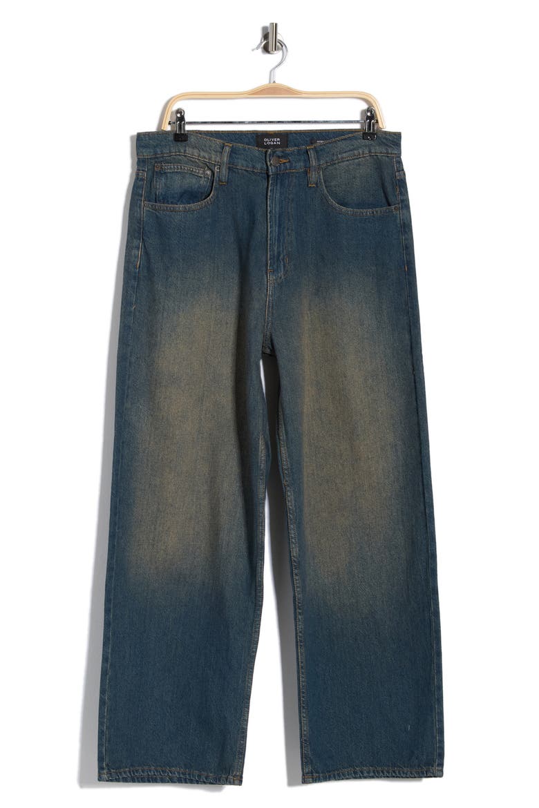 Extra Baggy Jeans, Main, color, GREEN TINT