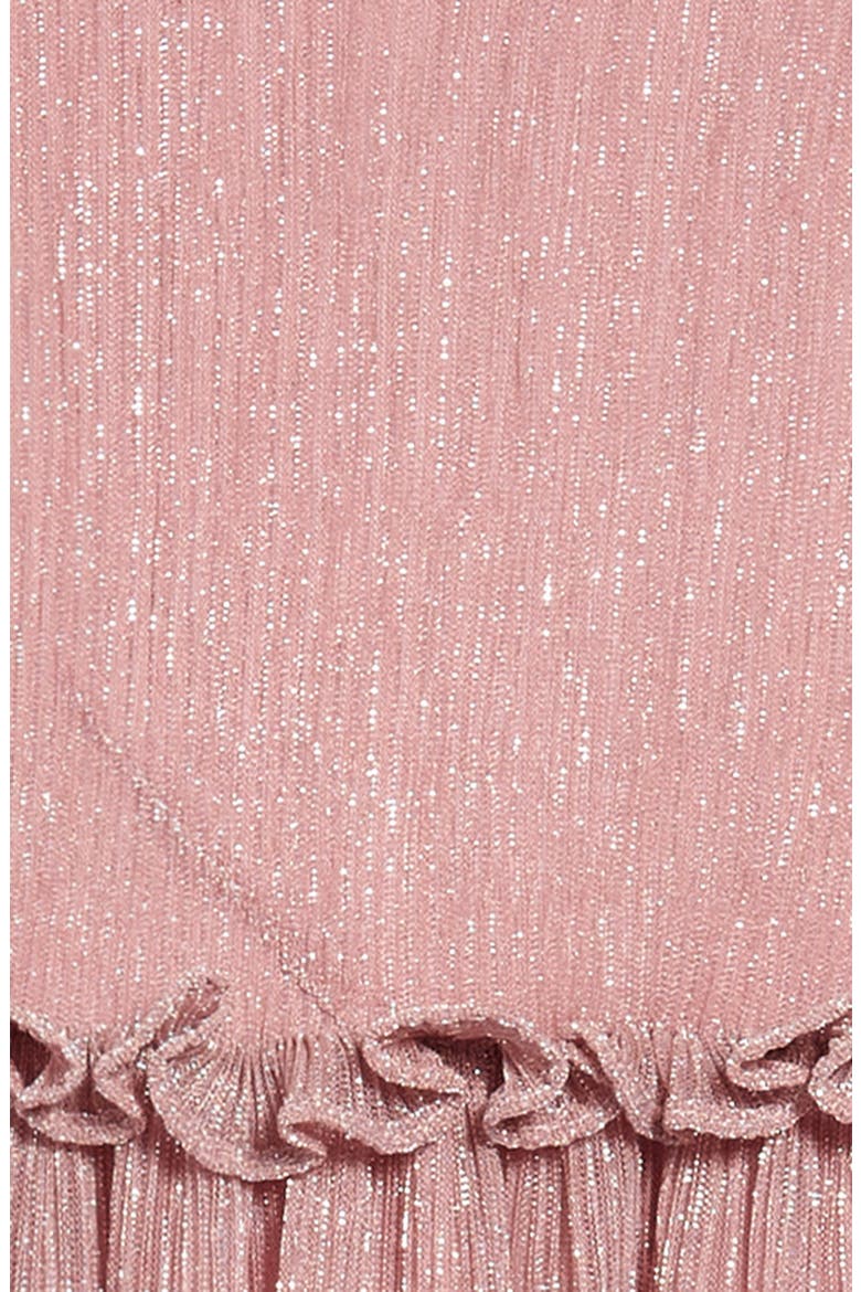 Tiered Sparkle Dress, Alternate, color, PINK BEAUTY