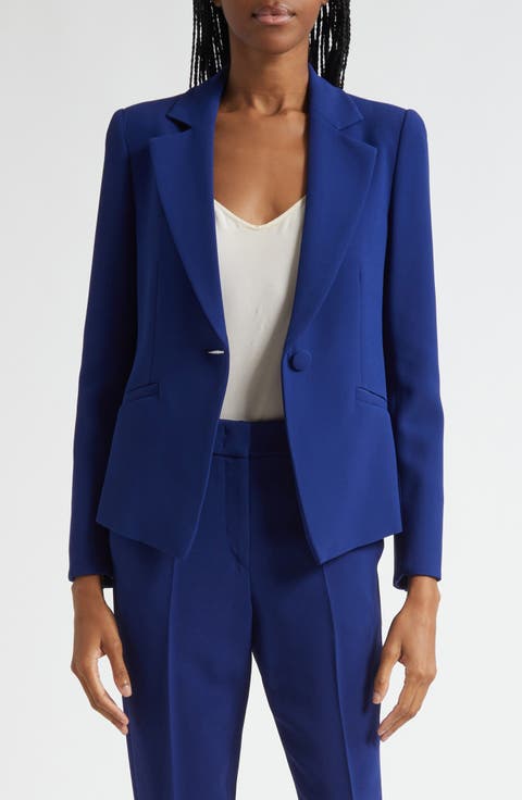 アウターその他 EMPORIO ARMANI Woman Blazer Blue EW002143AF14734 UB092 Women's Emporio Armani Blazers | Nordstrom