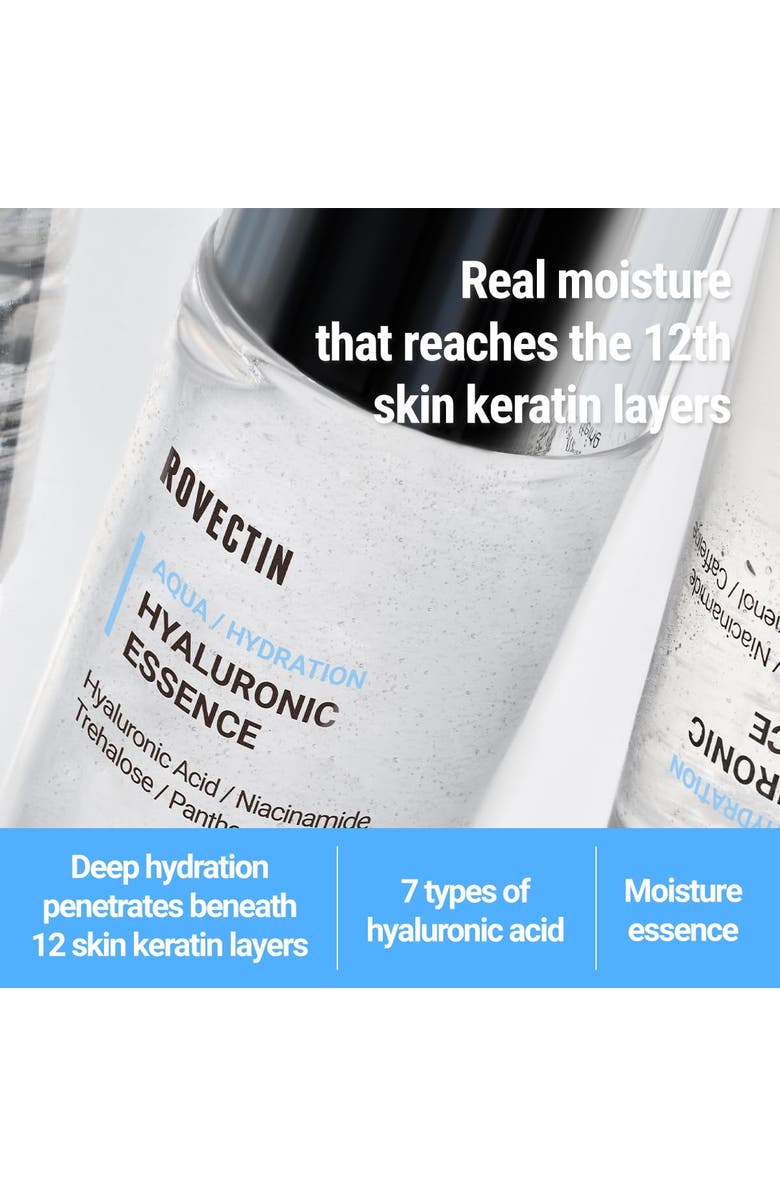 ROVECTIN Aqua Hyaluronic Essence, Alternate, color, Transparent White