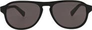 Bottega Veneta 55mm Aviator Sunglasses