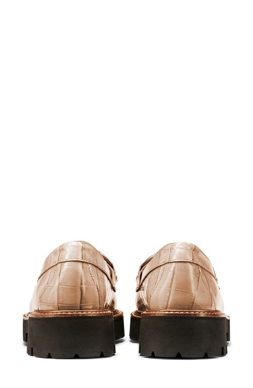 Shop G.h.bass Lianna Croc Embossed Super Bit Weejuns® Penny Loafer