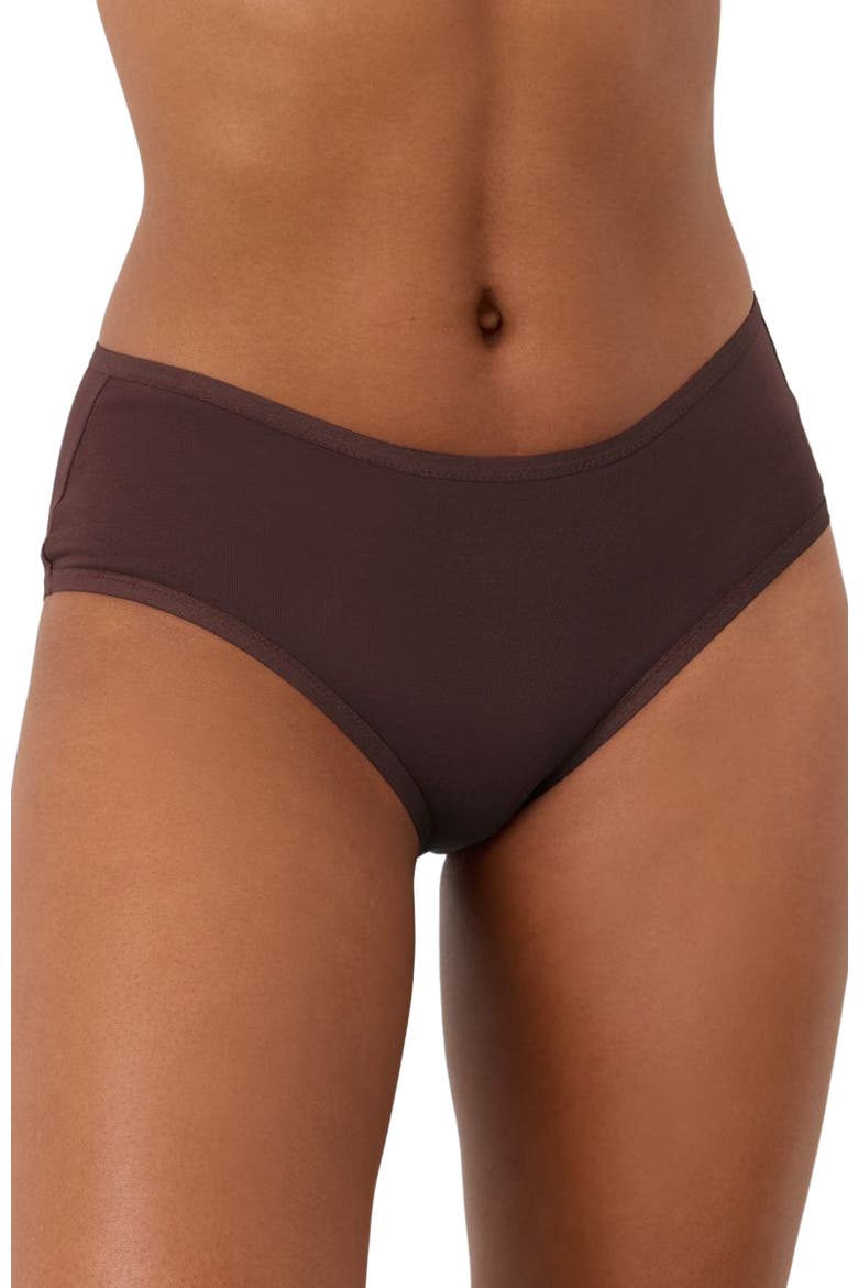 Everyday Mid Rise Hipster 5-Pack Made With Organic Cotton, Alternate, color, First Light