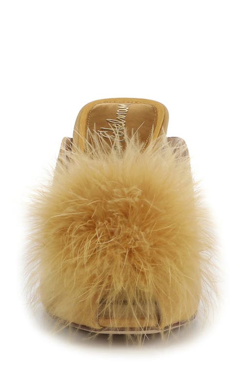Sam Edelman Witney Feather Embellished Pump In Gold
