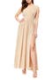 Athen Plunging V-Neck Maxi Dress