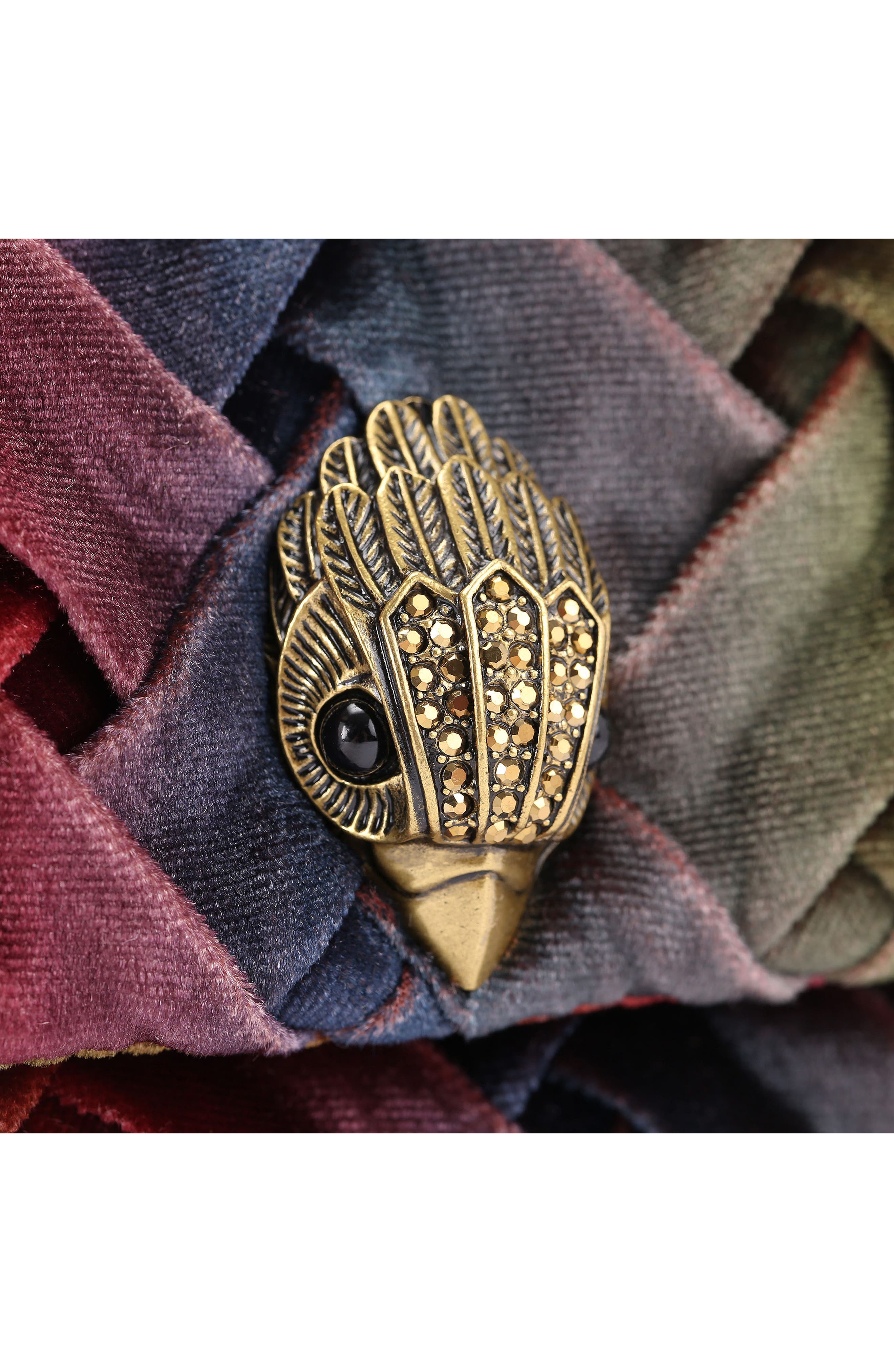 Kurt Geiger London Mini Kensington Convertible Velvet Crossbody Bag, Alternate, color, 