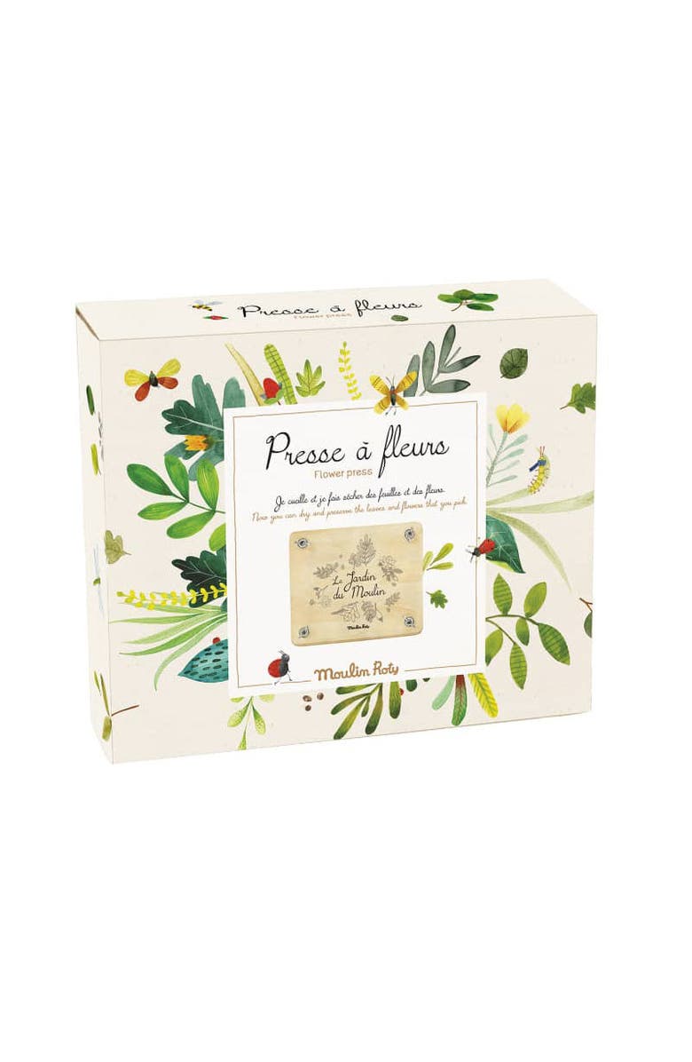 Moulin Roty Flower Press Tool Recreational Activity, Alternate, color, Brown