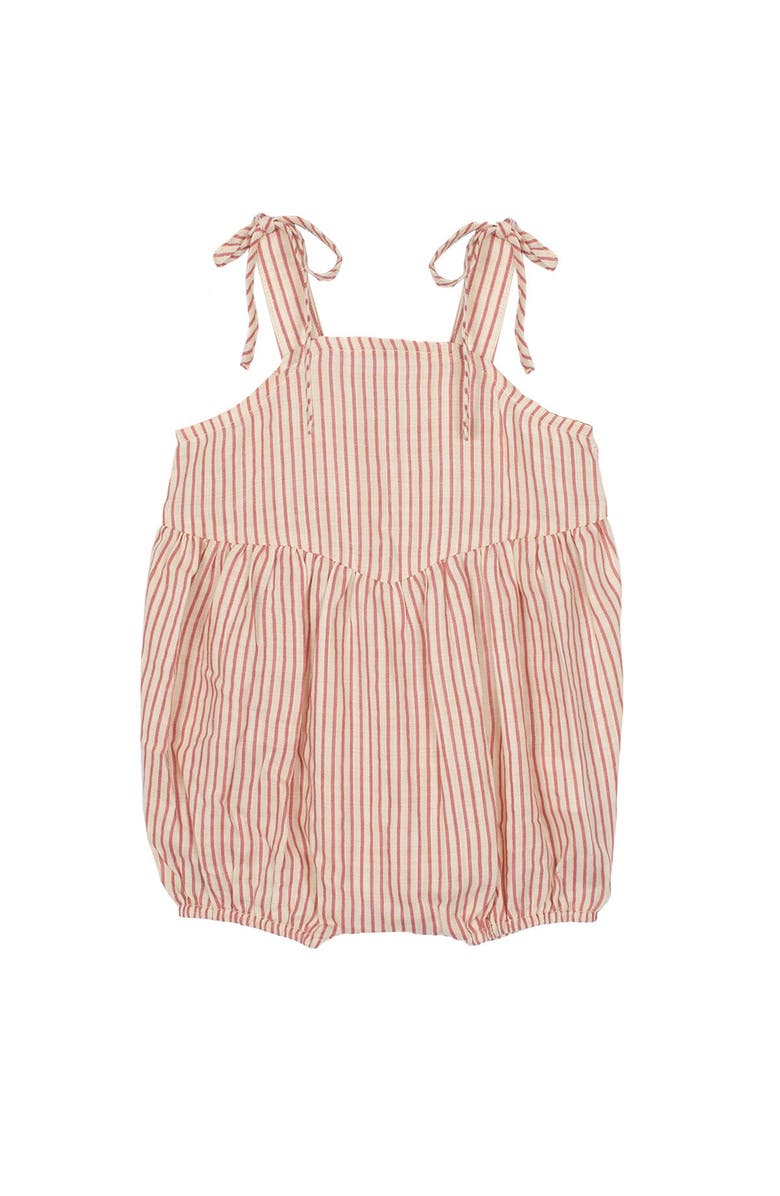 Mabel + Honey Cranberry Crush Baby Romper, Main, color, Red