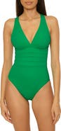 Soluna Sun Goddess Pleated One-Piece Swimsuit