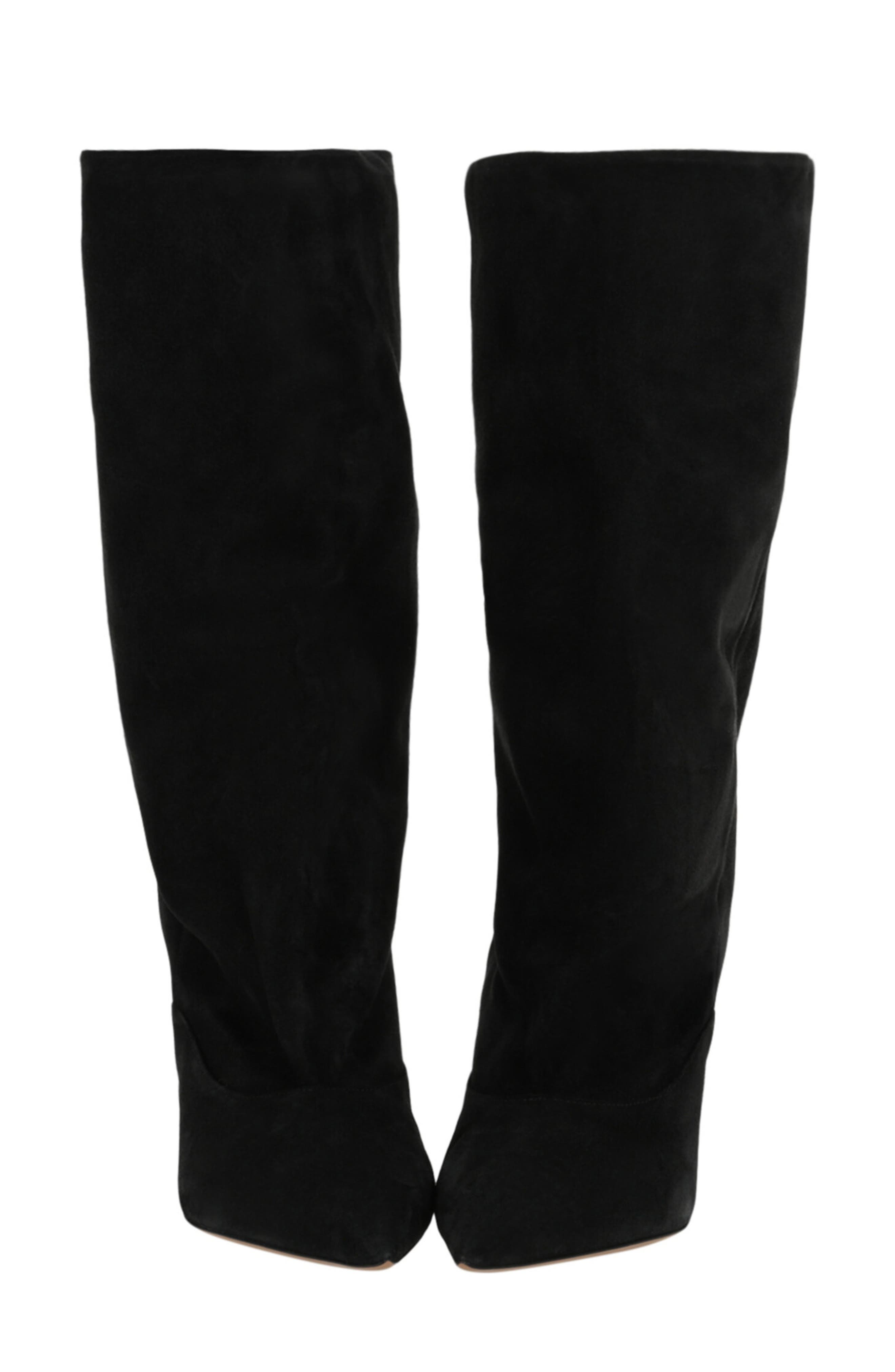 Paris Texas Ines Pointed Toe Boot, Alternate, color, Off Black