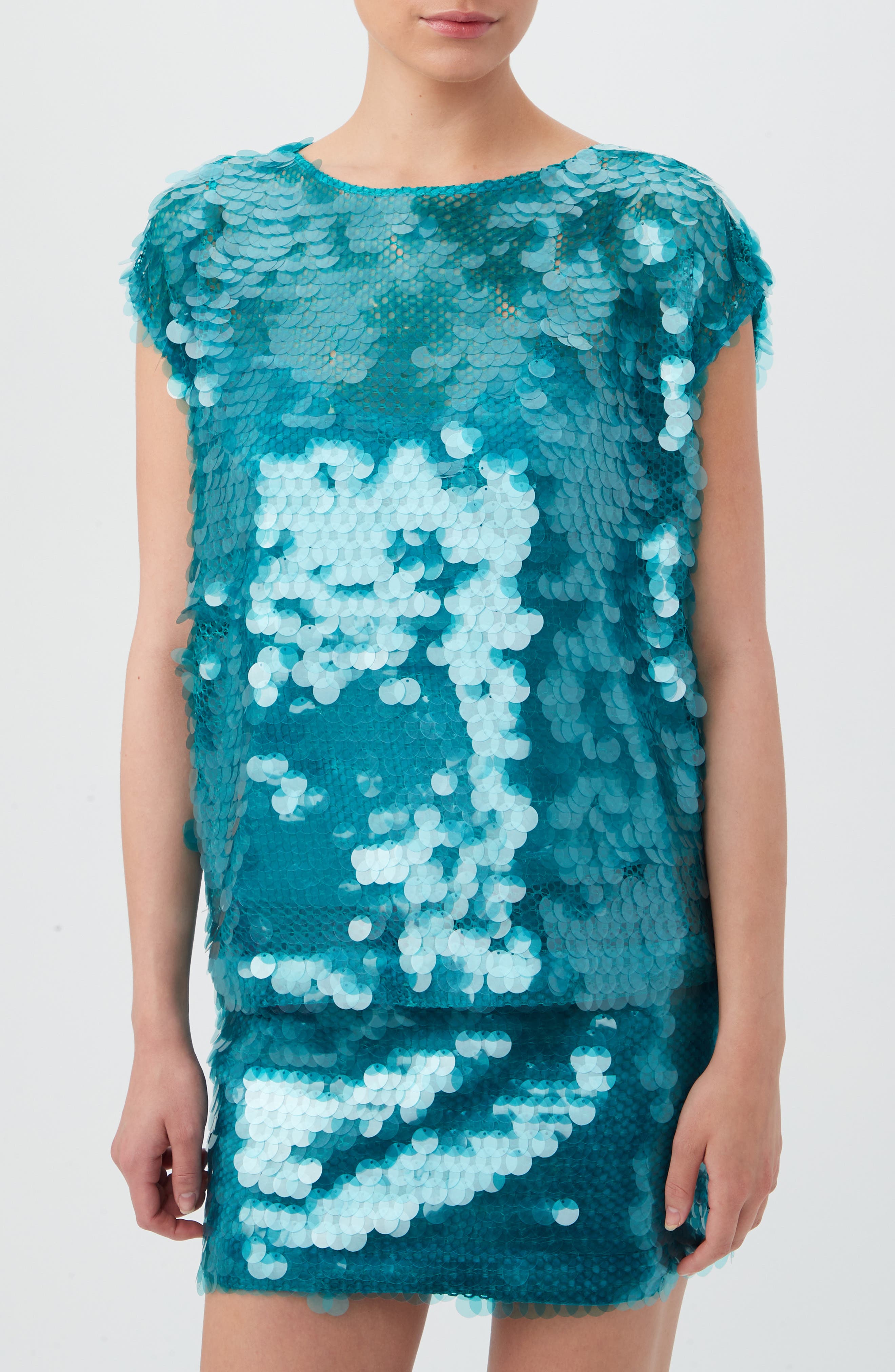 Trina Turk Malaparte Sequin Top