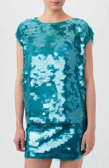 Trina Turk Malaparte Sequin Top