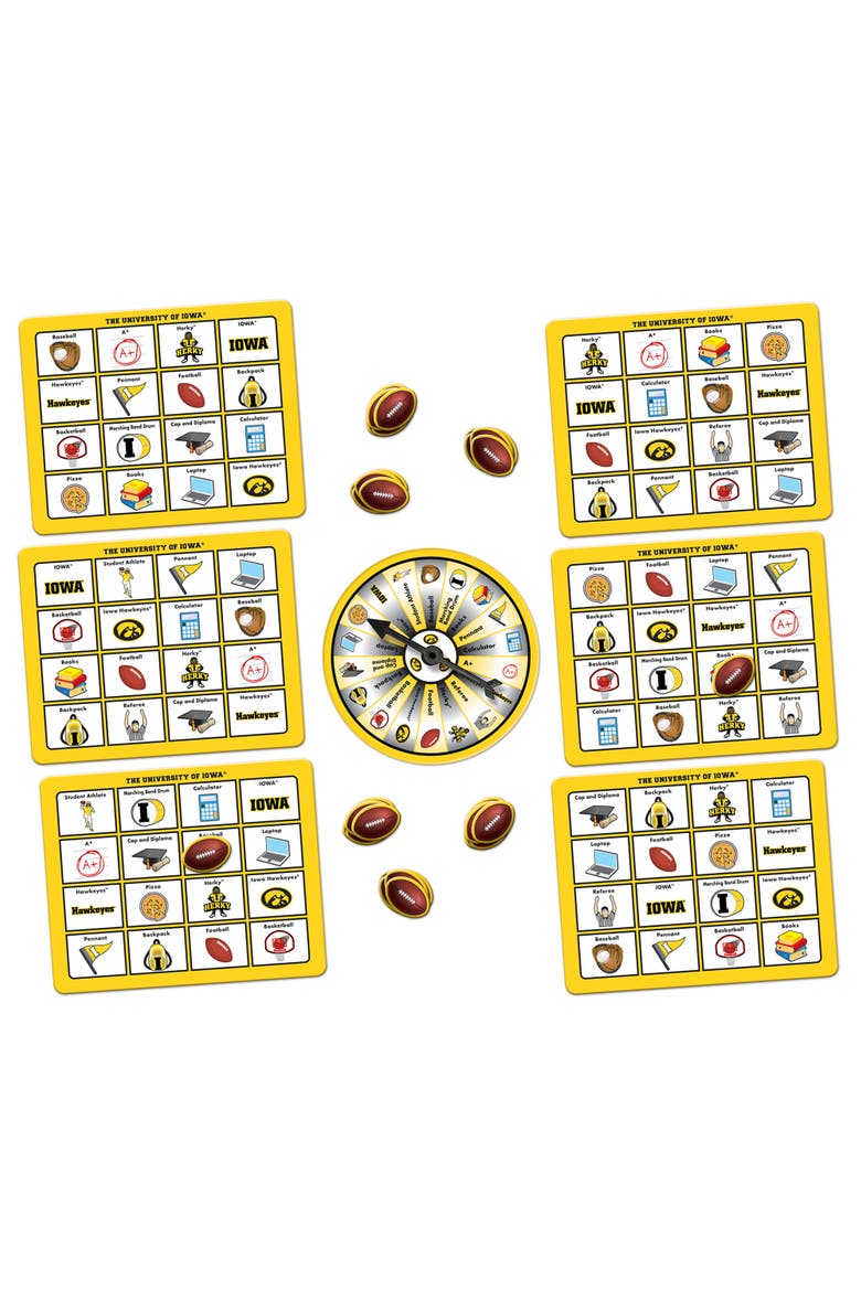 Iowa Hawkeyes NCAA Bingo Game, Alternate, color, Multicolor