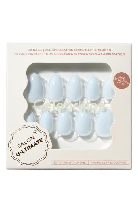 Salon U-ltimate Extra Short Almond Press-On Nails