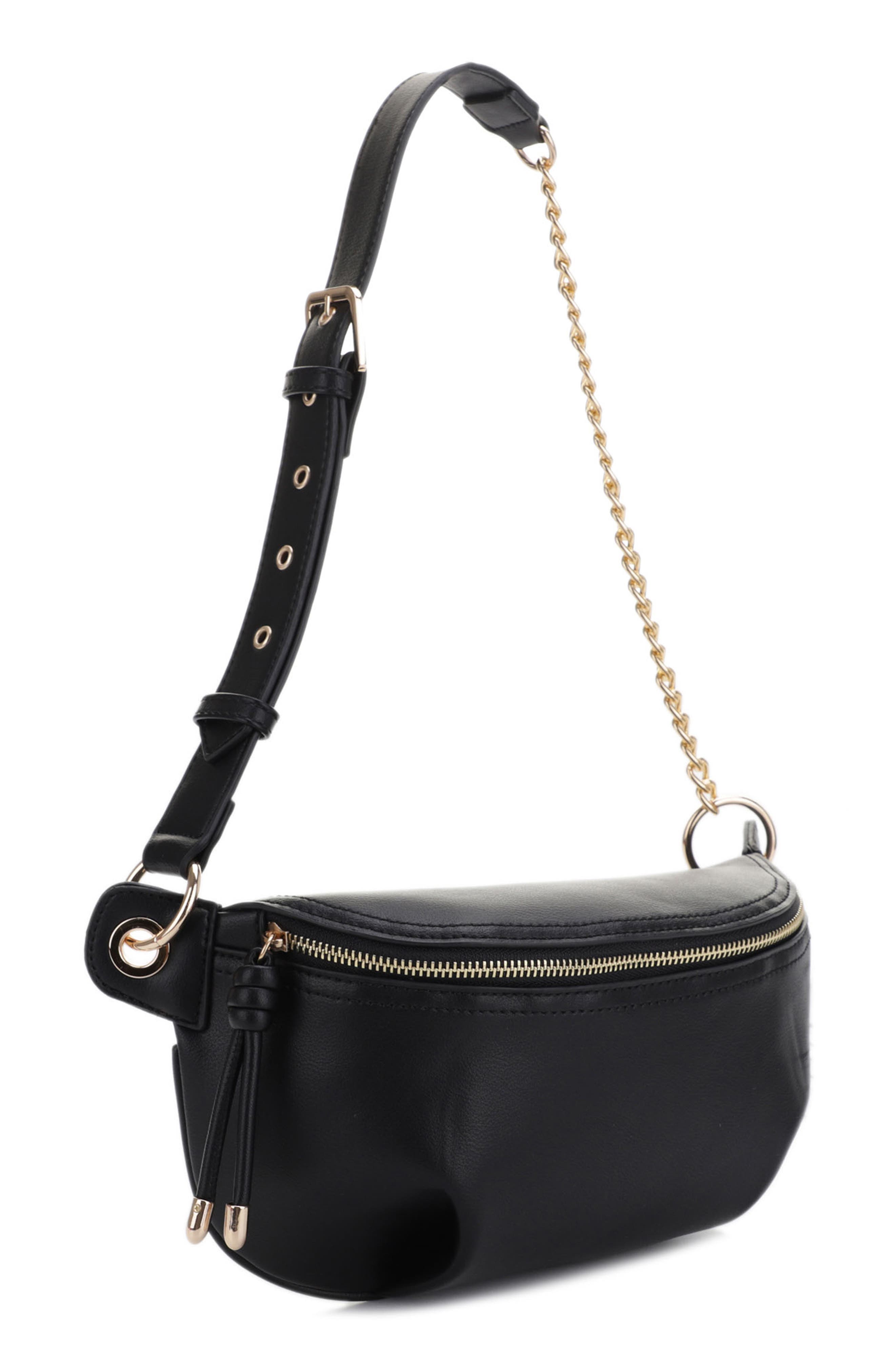 Mali + Lili Evelyn Vegan Leather Belt Bag, Alternate, color, 