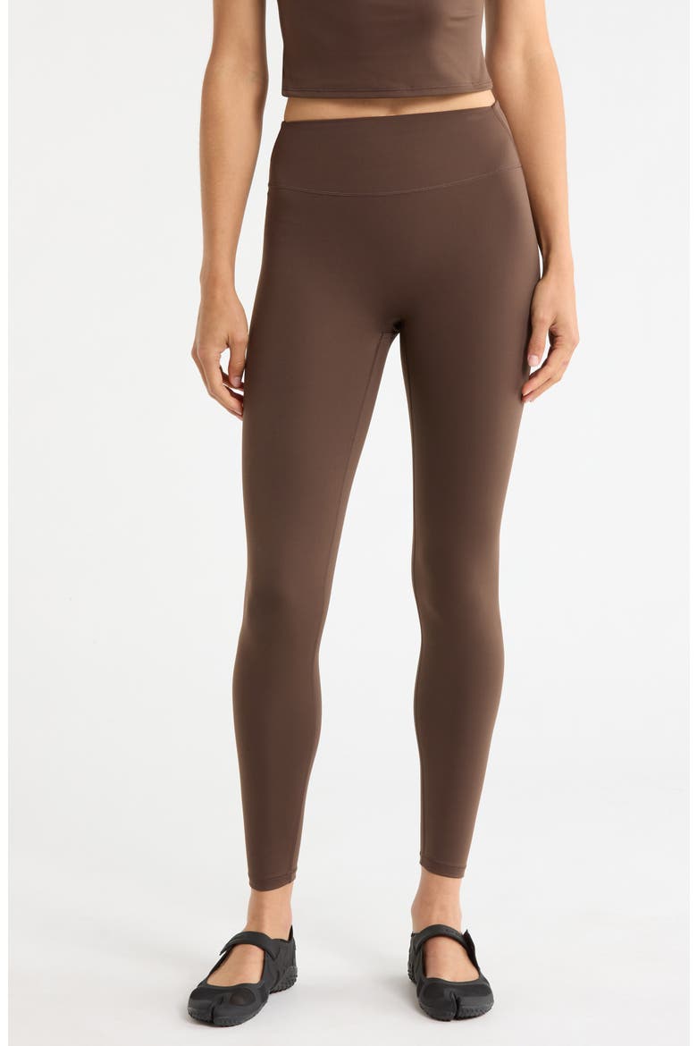 Matte Leggings, Main, color, NSKM DARK SEPIA