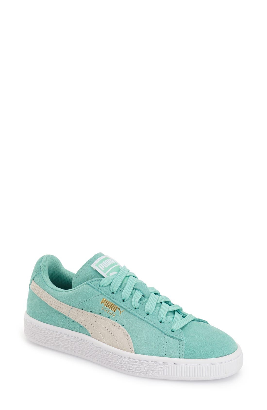 'Suede Classic' Sneaker, Main, color, GREEN