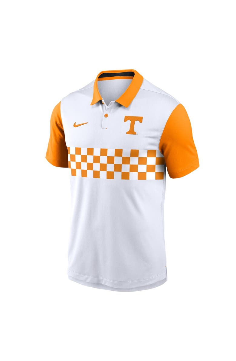 Nike Men's Nike White Tennessee Volunteers Primetime Campus Vapor Performance Polo, Alternate, color, White