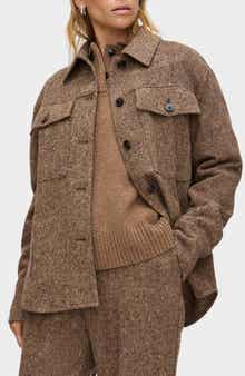 ALIGNE Charlie Recycled Wool Blend Shirt Jacket