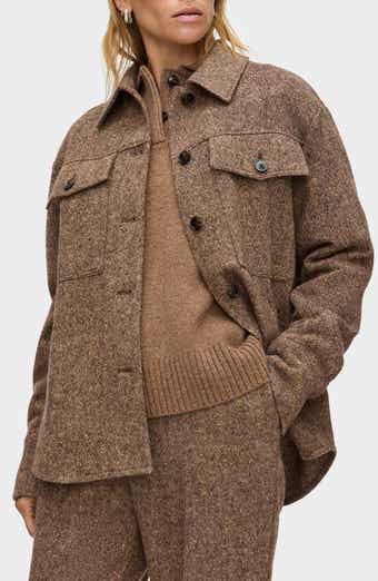 ALIGNE Charlie Recycled Wool Blend Shirt Jacket