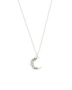Fable England Nightshade Moon Silver Chain Necklace