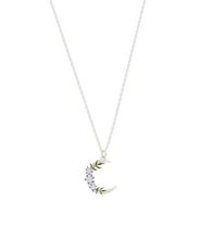 Fable England Nightshade Moon Silver Chain Necklace