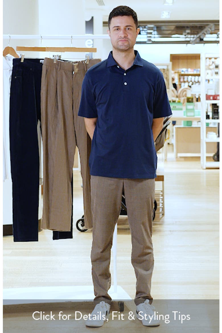Crown Crafted Excursionist Flex Microstripe Polo video