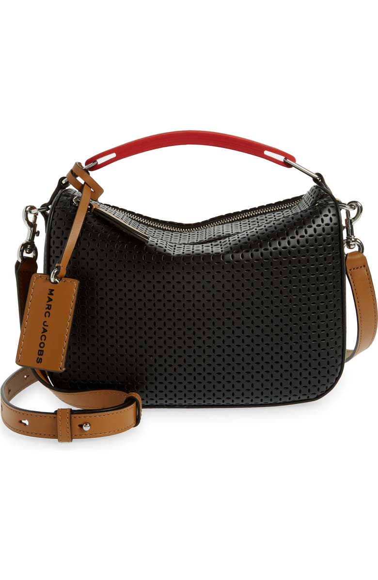 Marc Jacobs The Box Leather Crossbody Bag, Main, color,