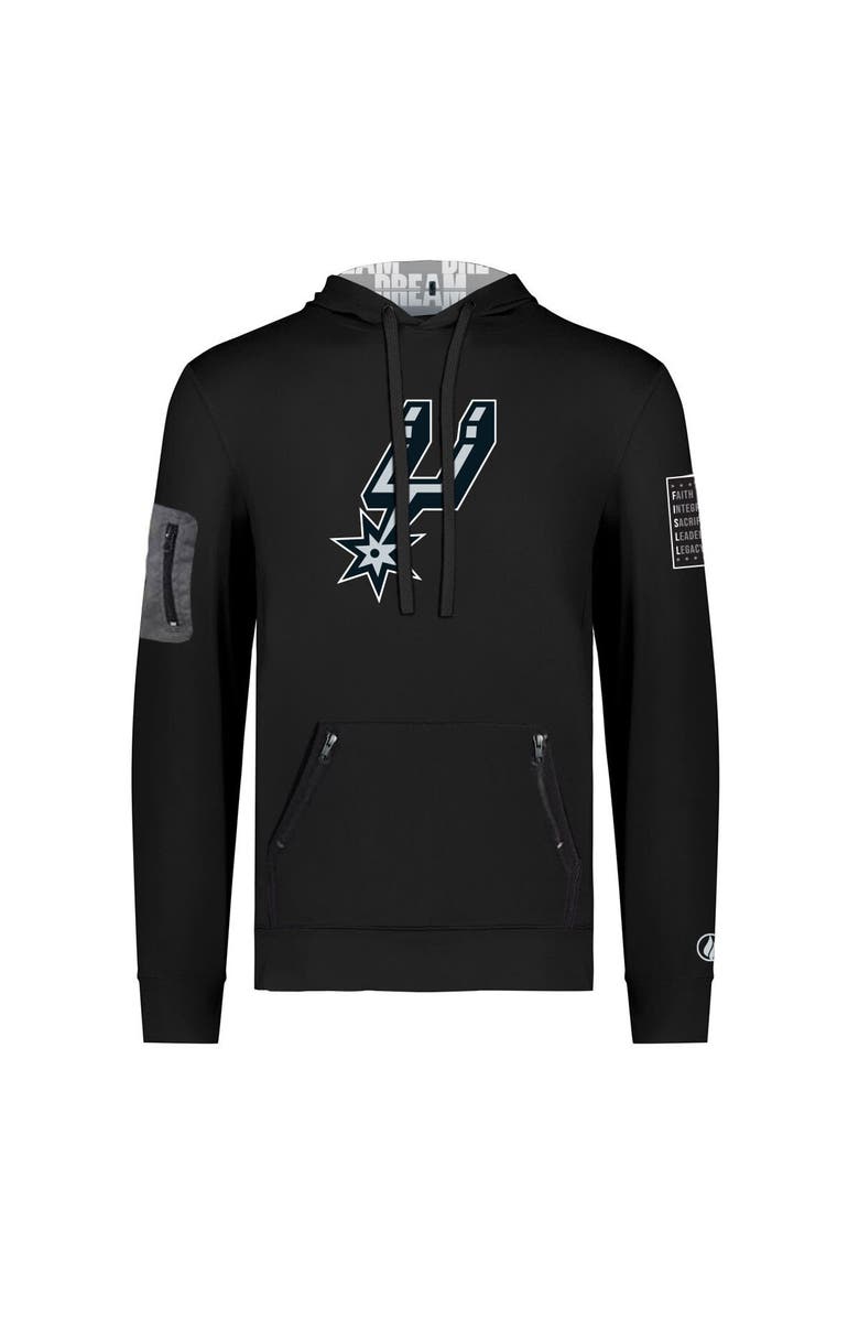 FISLL Unisex FISLL x Black History Collection  Black San Antonio Spurs Pullover Hoodie, Alternate, color, Black