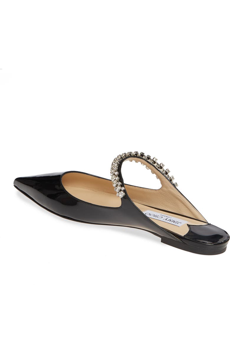 Jimmy Choo Bing Crystal Embellished Flat, Alternate, color,