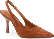 BERNESS Florrie Faux Leather Slingback Pump