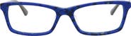 McQueen 50mm Core Rectangle Optical Glasses