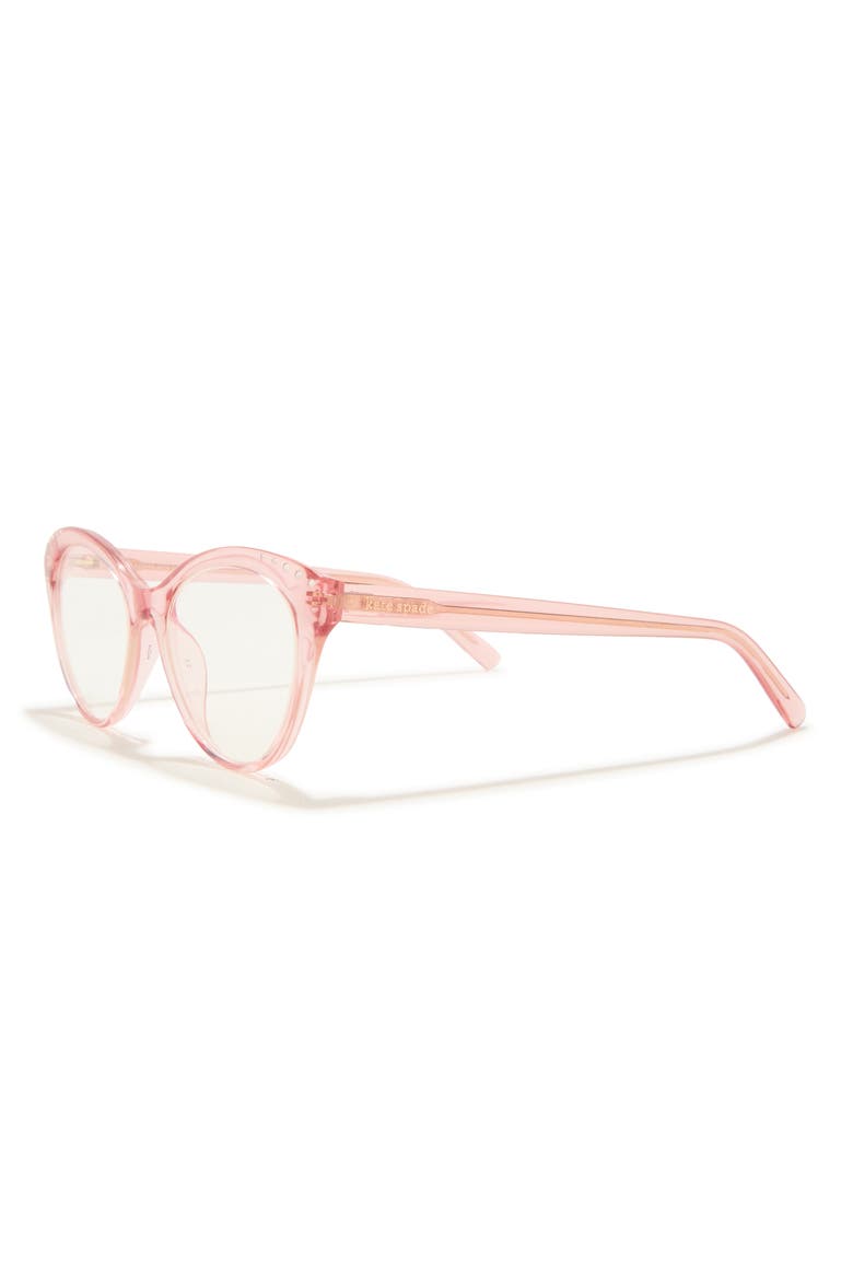xara 51mm cat eye reading glasses, Alternate, color, PINK