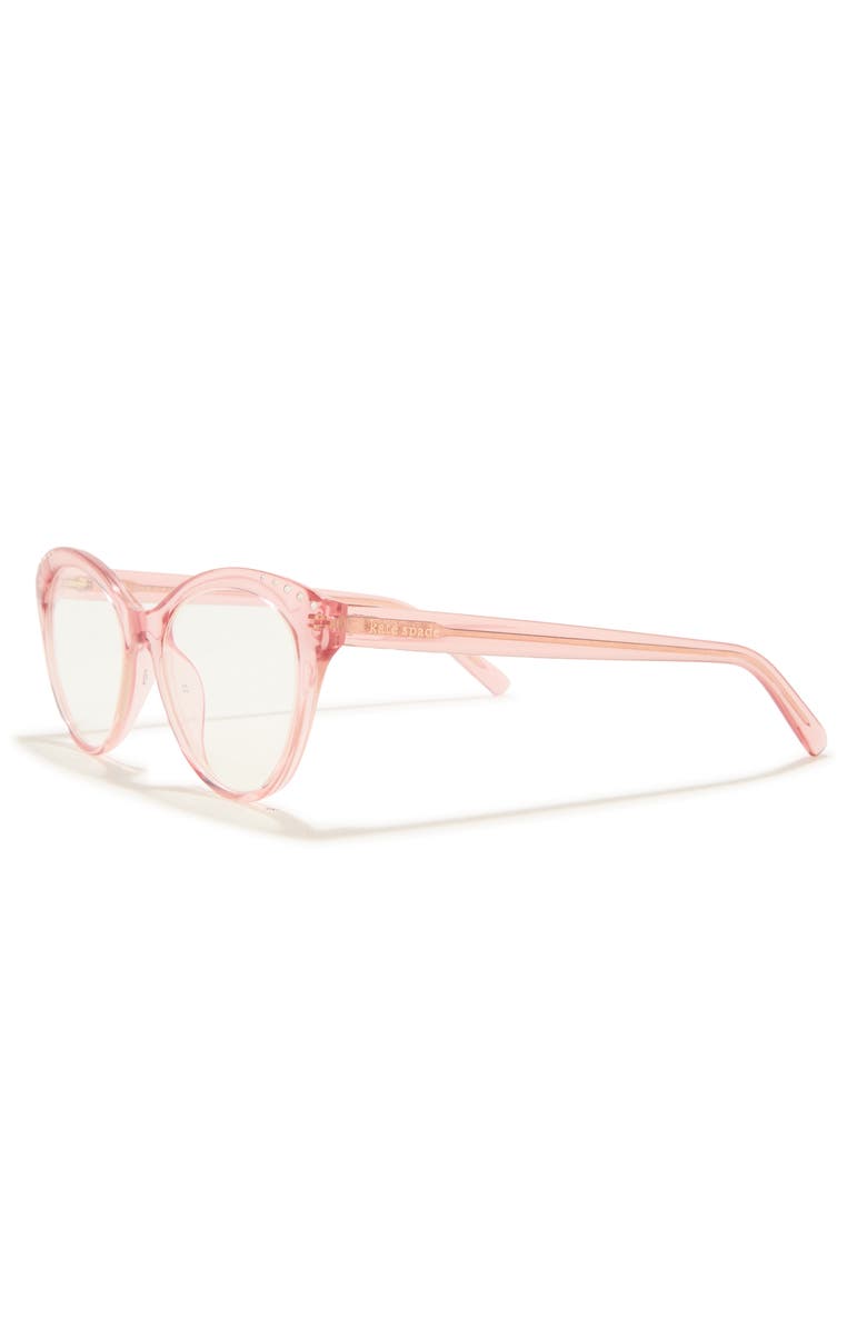 Kate Spade New York xara 51mm cat eye reading glasses, Alternate, color, Pink