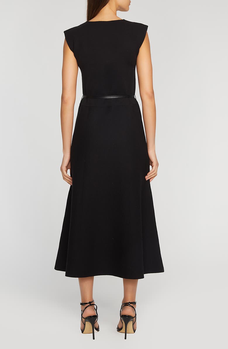 Elie Tahari The Vera Belted Maxi Sweater Dress, Alternate, color, 