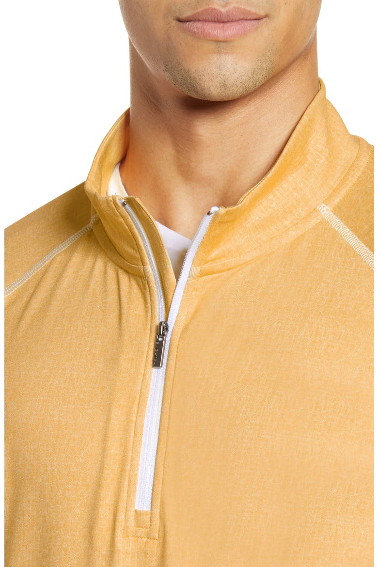 Quarter Zip Performance Pullover, Alternate, color, SUN