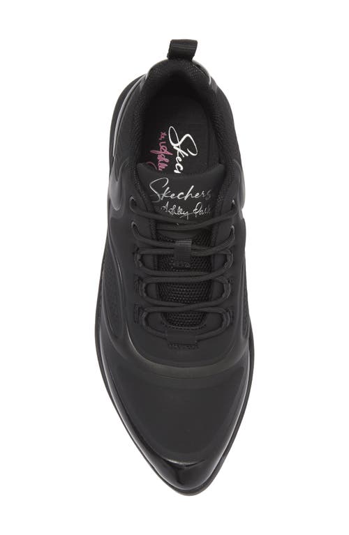 Skechers Street Glam Point It Sneaker In Black