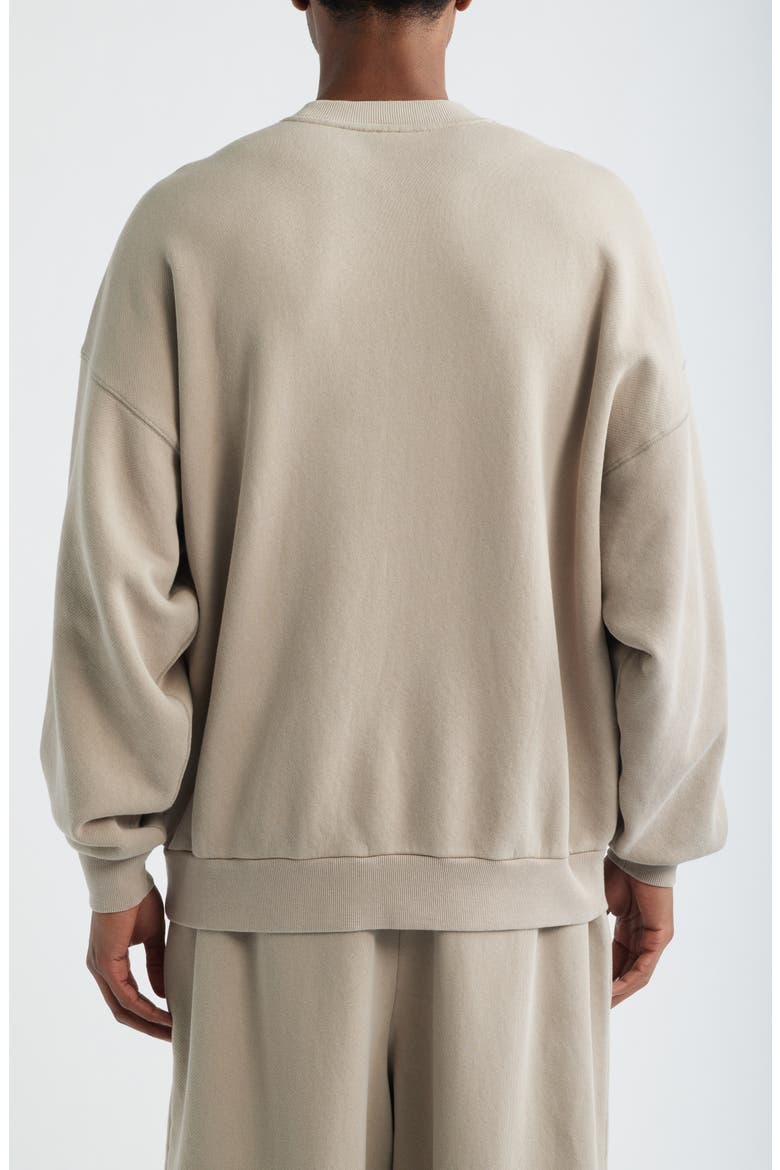 Crewneck Sweatshirt, Alternate, color, TAN