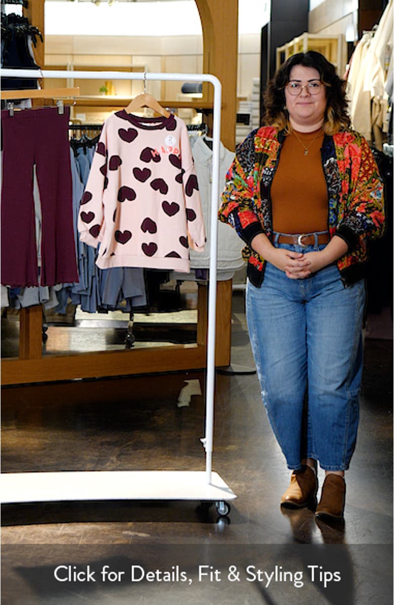 Kids' Heart Sweatshirt & Flare Leggings Set, sales video thumbnail