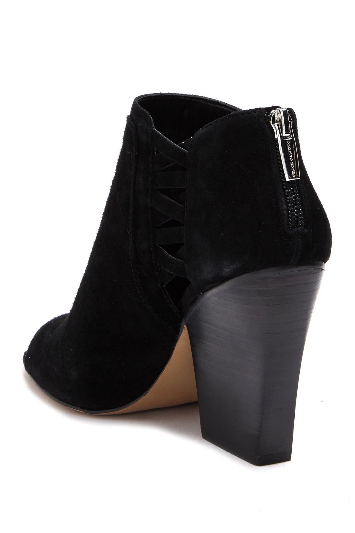 Vince Camuto Kassa Open Toe Bootie, Alternate, color, 