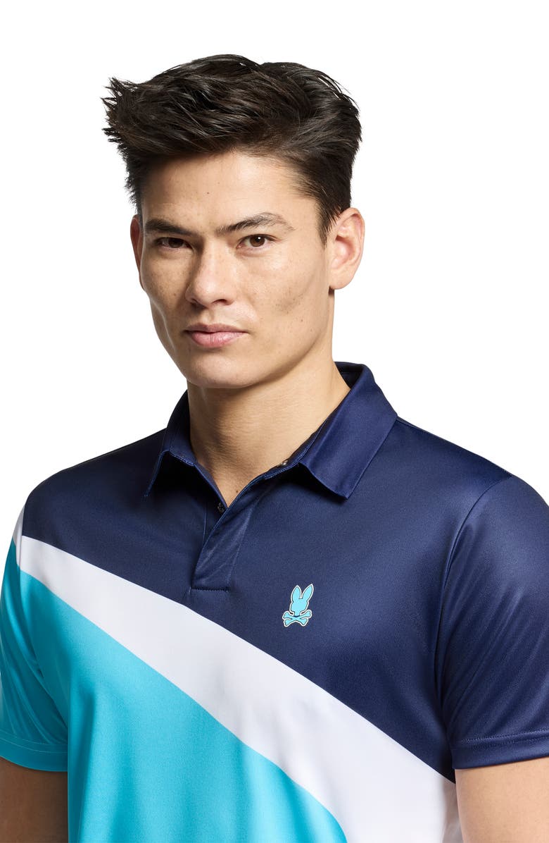 Psycho Bunny Ray Colorblock Sport Polo, Alternate, color,