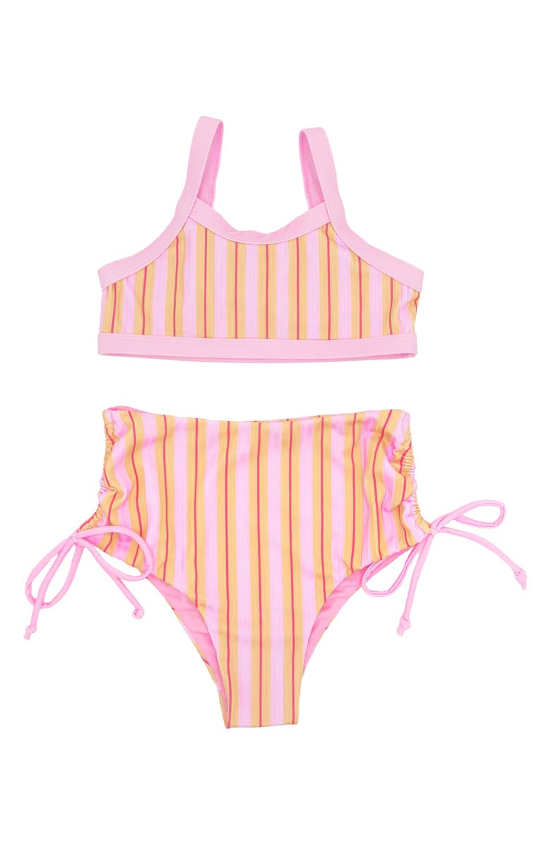 Feather 4 Arrow Kids' Retro-Kini Two-Piece Swimsuit, Main, color, 
