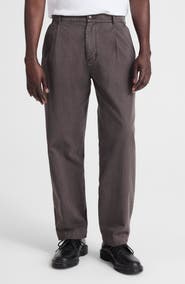 Madewell Pleated Cotton Twill Pants