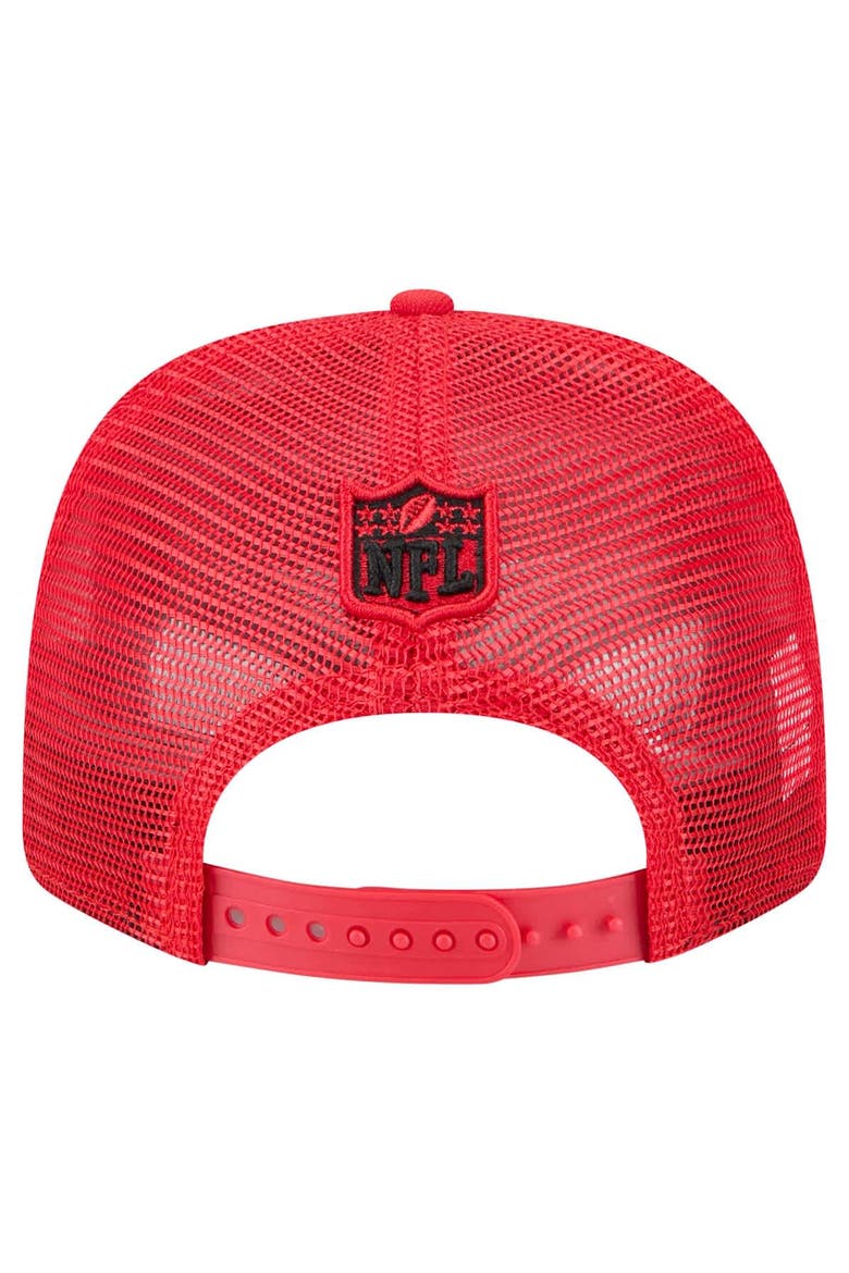 Men's New Era  Red Kansas City Chiefs Team Collection 9SEVENTY Stretch-Snap Adjustable Hat, Alternate, color, Red