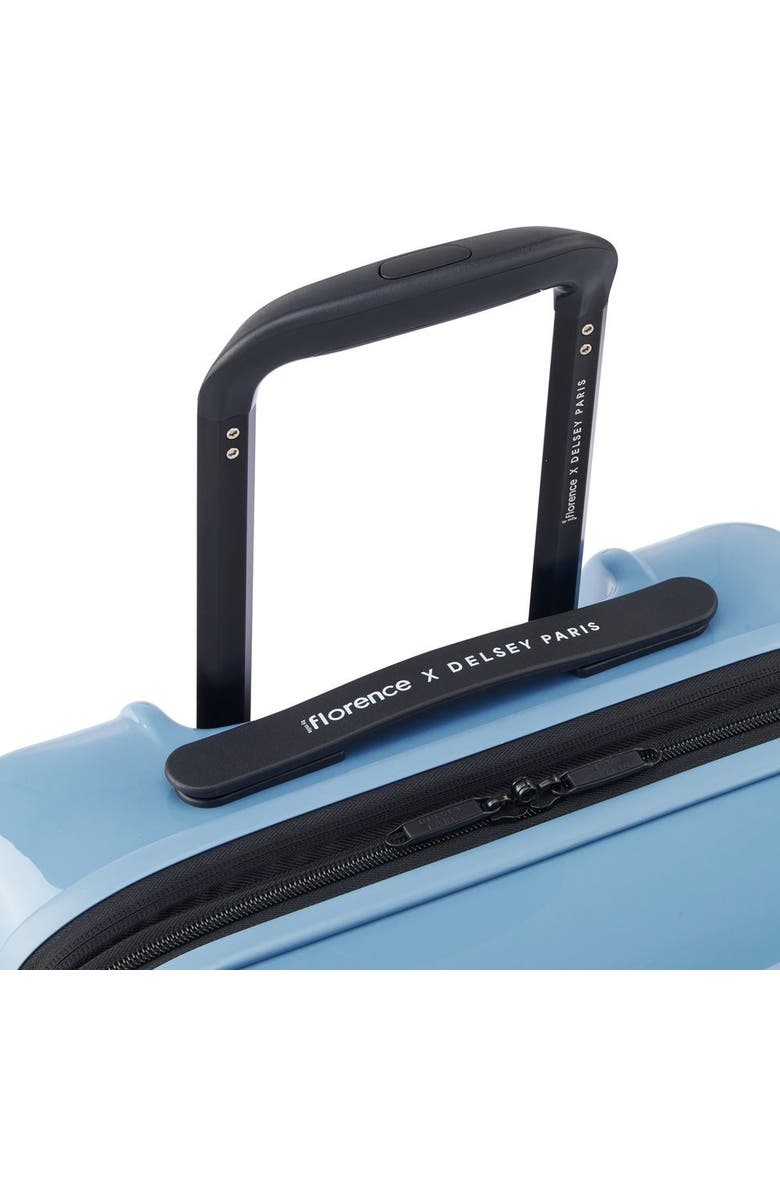 Florence by Mills 2 Piece Set - Spin Me Away Expandable 20" Carry-On Spinner & Totes The Best Handbag Set, Alternate, color, Zinc Blue