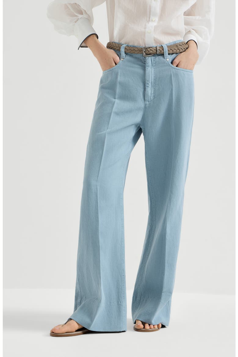 Loose trousers, Main, color, Denim